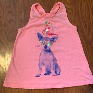 Girls Gap Racerback Tank Size M